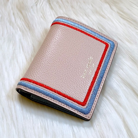 Kate Spade Small Bifold Eva Embroidered Wallet - Picture 2 of 8